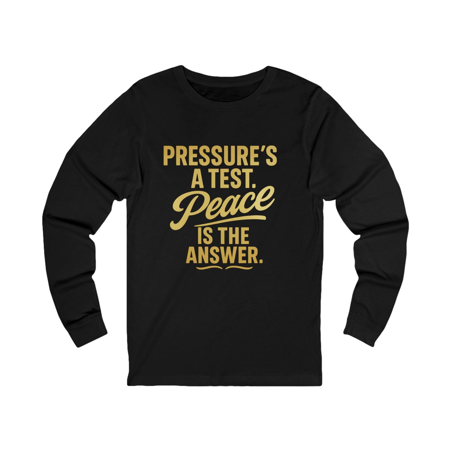 Peace Is The Answer|Long Sleeve Tee|Concrete Fuel Apparel