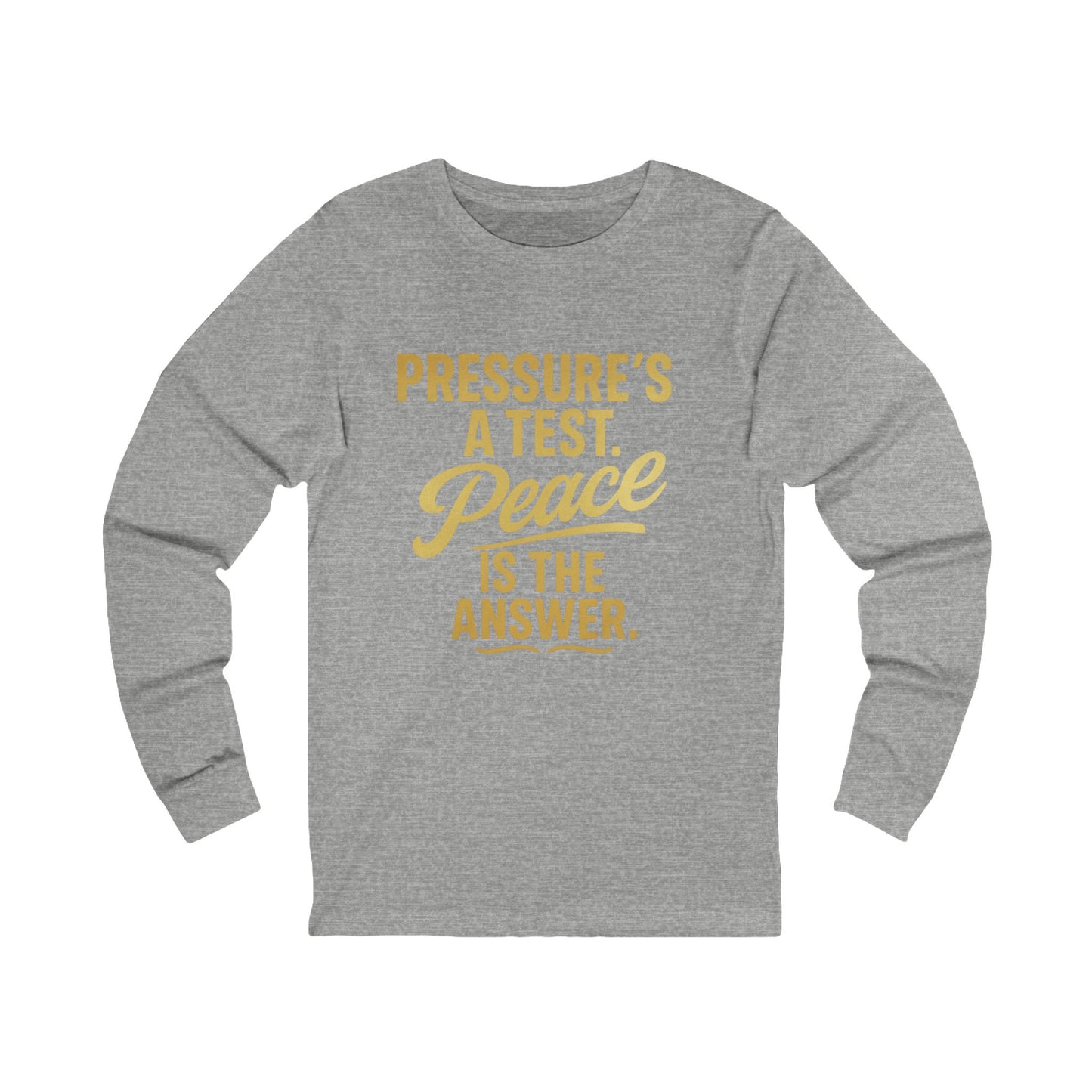 Peace Is The Answer|Long Sleeve Tee|Concrete Fuel Apparel