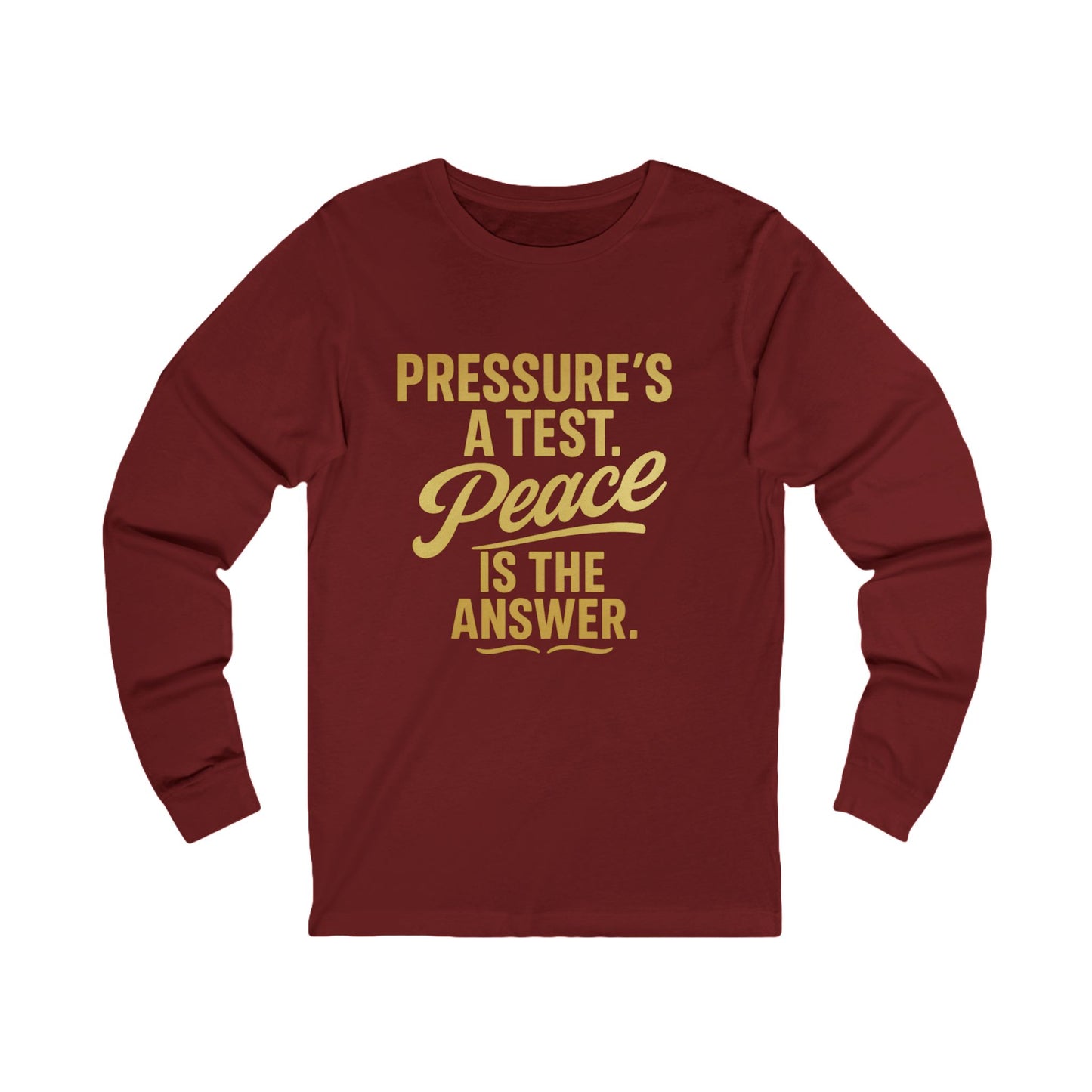 Peace Is The Answer|Long Sleeve Tee|Concrete Fuel Apparel