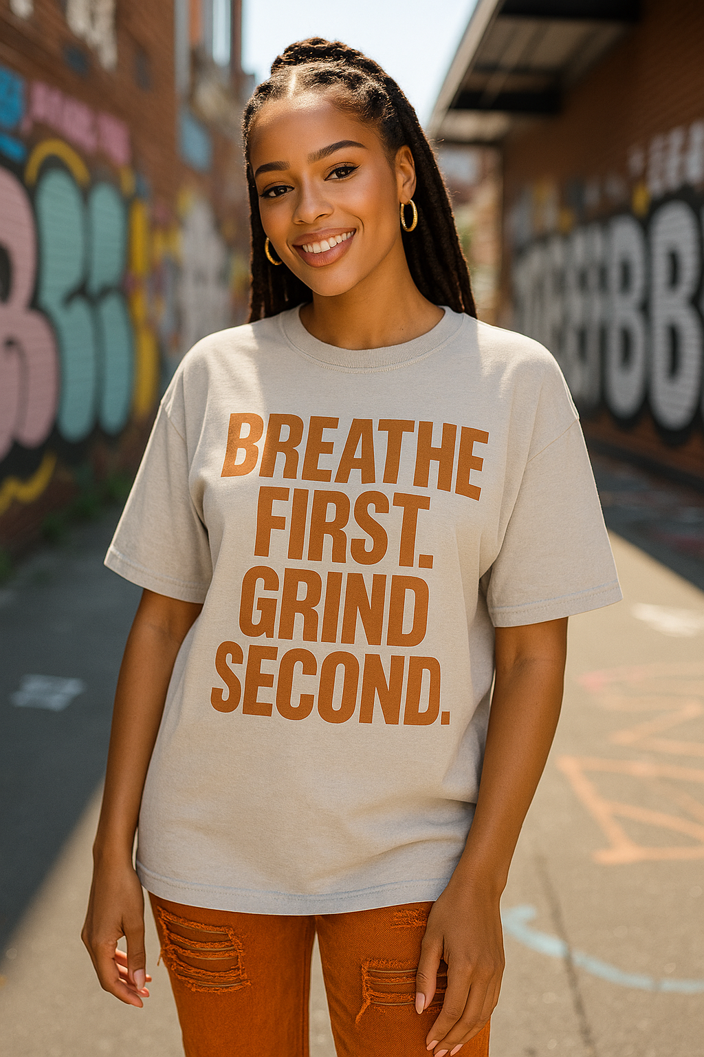 Breathe First. Grind Second. | Tshirt