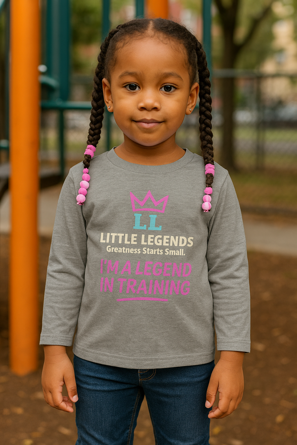 Legendary Long Sleeve Tee- Lil' Girls
