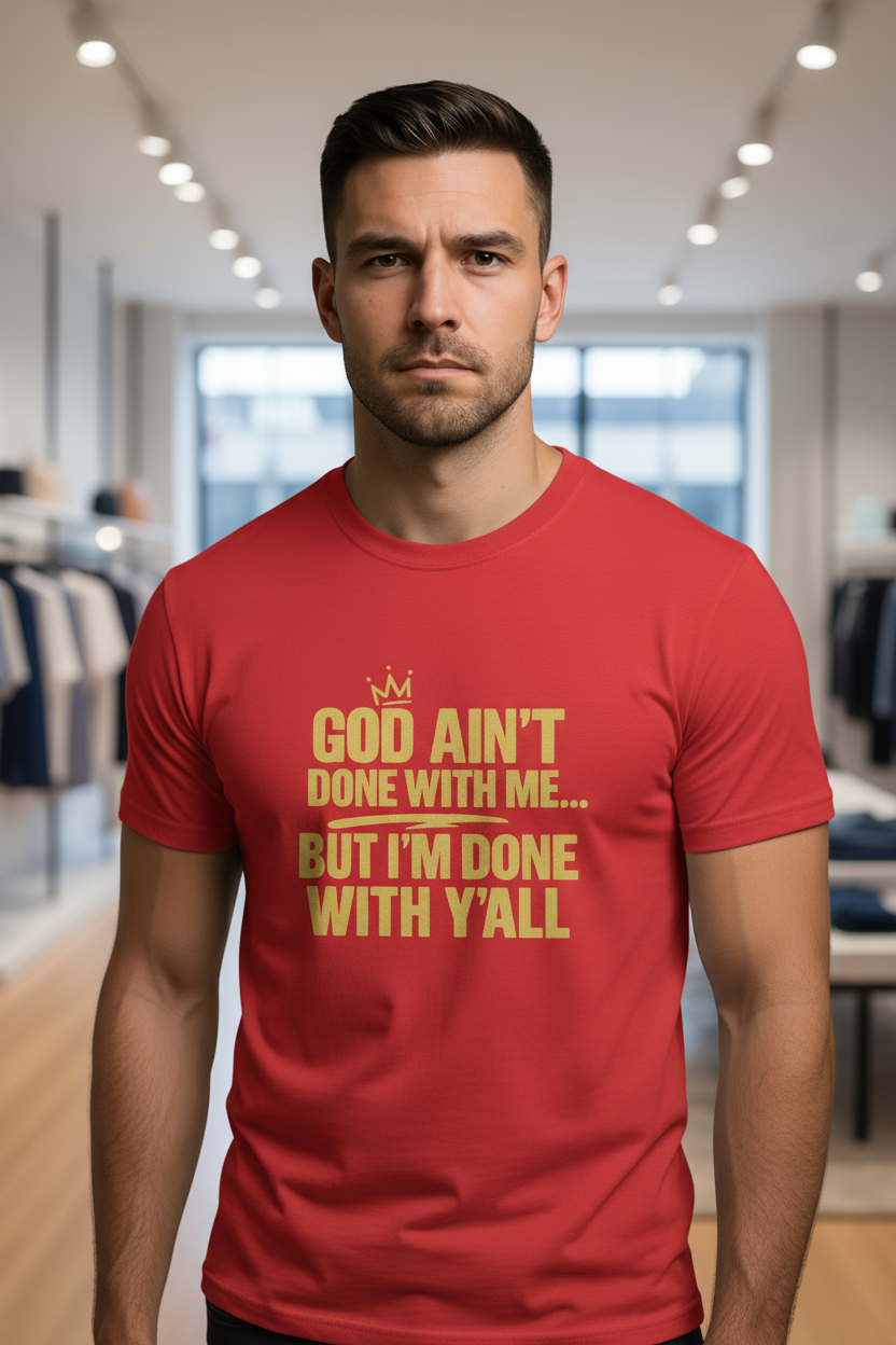 God Ain't Done With Me...| Tshirt