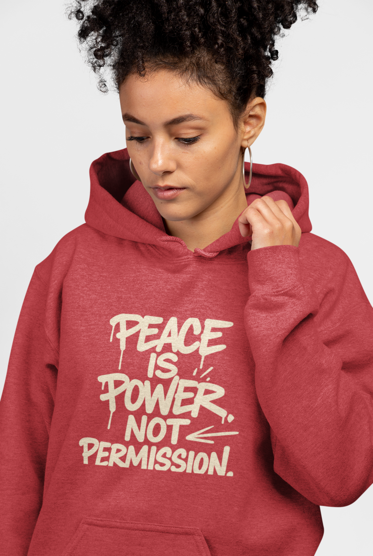 Peace is Power, Not Permission Hoodie